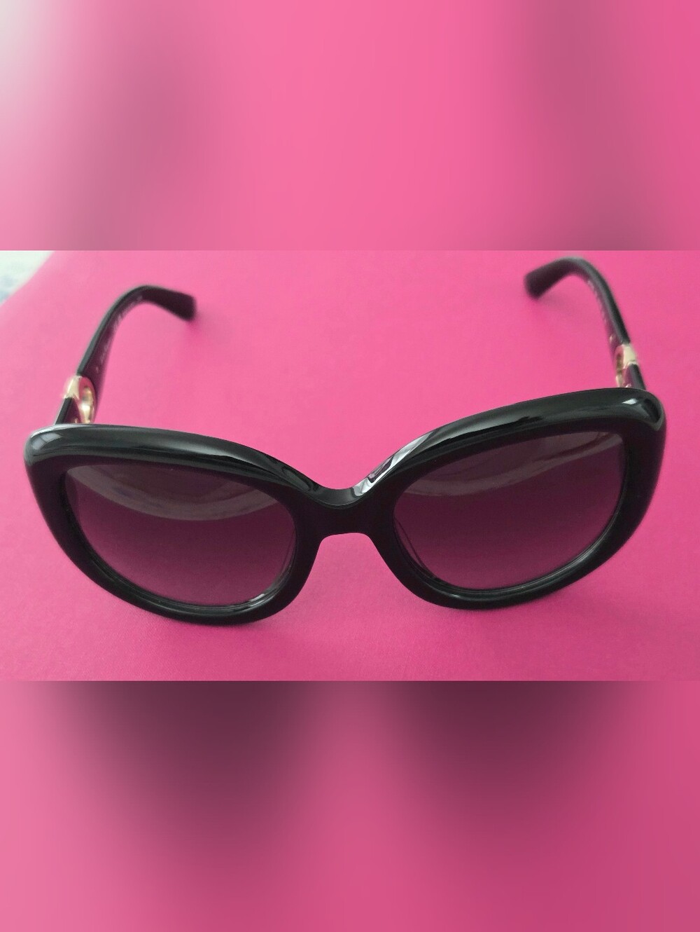 Salvatore Ferragamo Black Oversized Sunglasses Full Set Excellent Condition - Picture 2 of 10